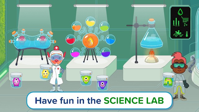 Thực hiện các thí nghiệm trong phòng thí nghiệm khoa học