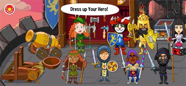 Chọn trang phục cho các anh hùng trong game