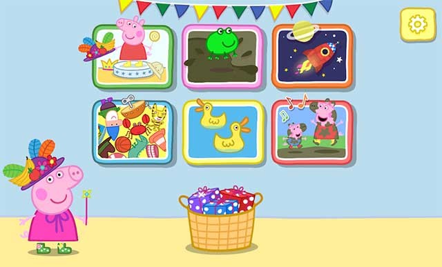 Rất nhiều trò chơi vui nhộn đang chờ bé khám phá trong Peppa Pig: Golden Boots