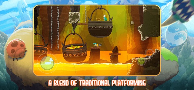 Kết hợp với lối chơi platform cổ điển