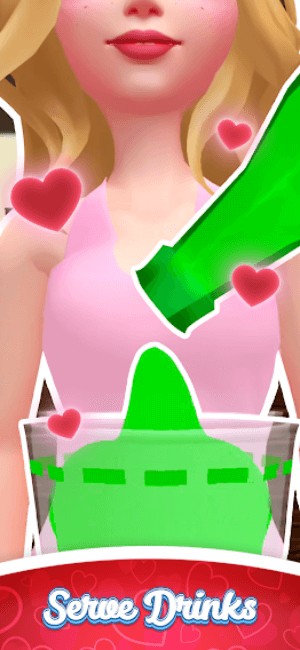 Phục vụ cô ấy một ly đồ uống mát lạnh