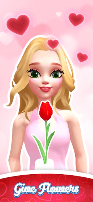 Tặng hoa cho cô ấy