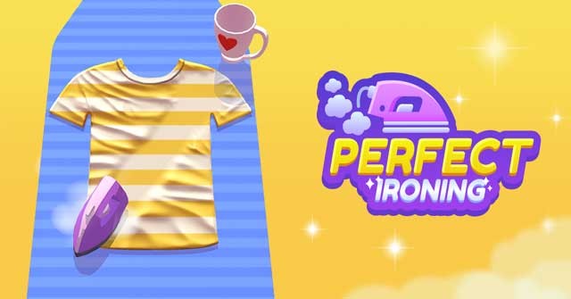 Là phẳng mọi loại quần áo trong game arcade Perfect Ironing cho Android