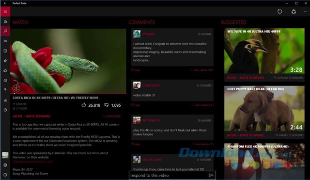 Xem video YouTube và nhiều tính năng khác