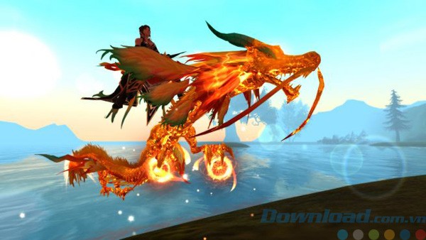 Cưỡi thú bay trong game Perfect World International