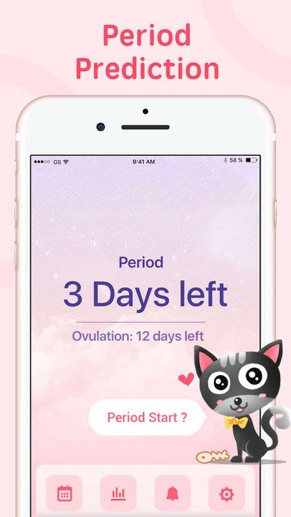 Ứng dụng theo dõi chu kỳ kinh nguyệt dễ sử dụng