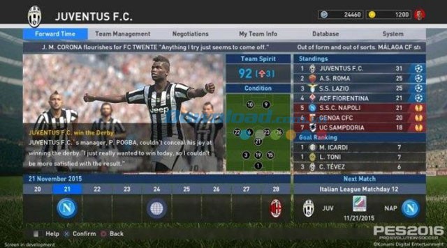 Chế độ Master League