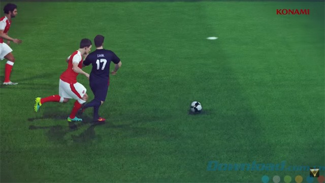 Giao diện game PES 2017