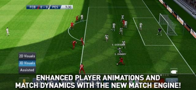 PES CLUB MANAGER tăng cường chuyển động cầu thủ và ghép trận linh hoạt hơn