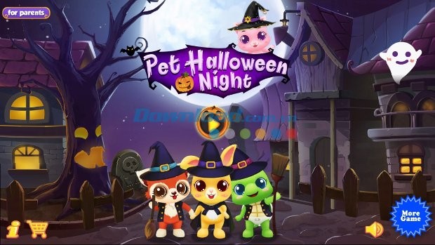 Game Đêm Halloween cùng thú cưng