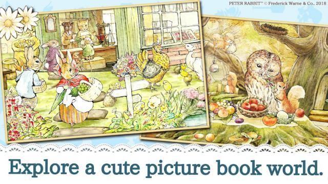 Chơi game Peter Rabbit - Hidden World và khám phá những bức tranh tuyệt vời từ cuốn truyện