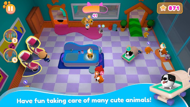 Tận hưởng niềm vui khi chăm sóc những con vật dễ thương