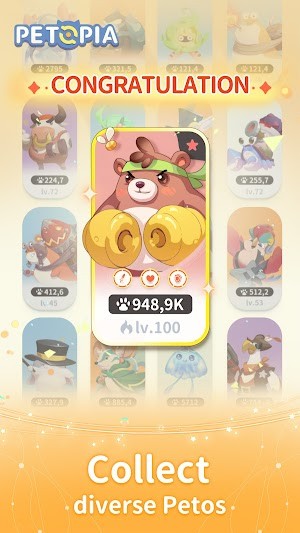 Thu thập các sinh vật Peto đa dạng