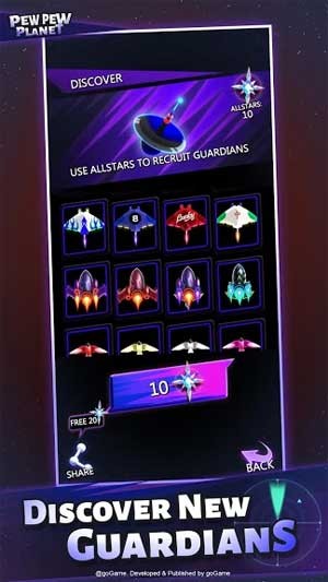 Khám phá các vệ thần mới