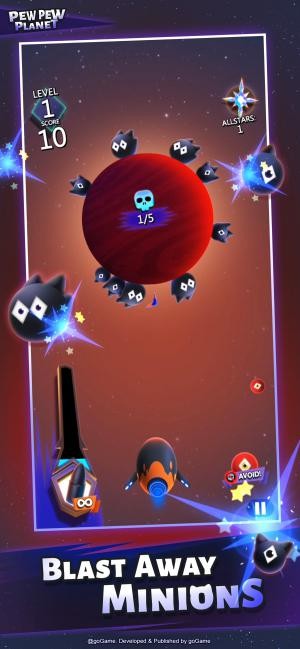 Thổi bay minion bám quanh hành tinh