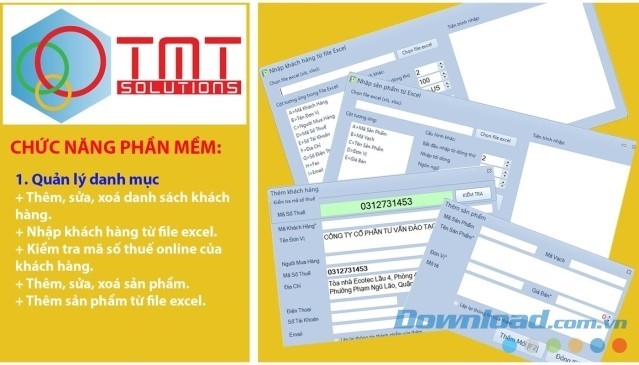 chức năng của phần mềm in hóa đơn GTGT