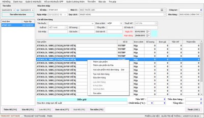 Phần mềm quản lý nhà thuốc GPP