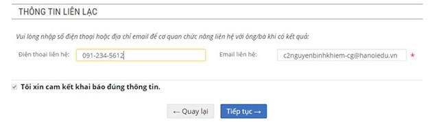 Thông tin liên lạc