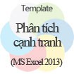 Phân tích cạnh tranh: Template và hướng dẫn chi tiết
