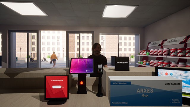 Quản lý cửa hàng thuốc Tây trong game giả lập Pharmacy Simulator