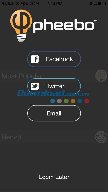 Đăng nhập Pheebo