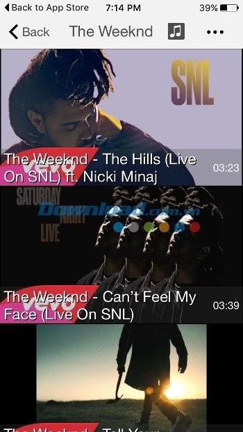 Đánh dấu kênh video yêu thích