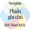 Phiếu ghi chú Template: Download mẫu phiếu ghi chú miễn phí