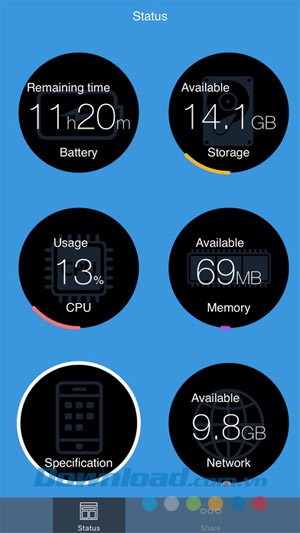 Kiểm tra tình trạng các phần quan trọng trên thiết bị
