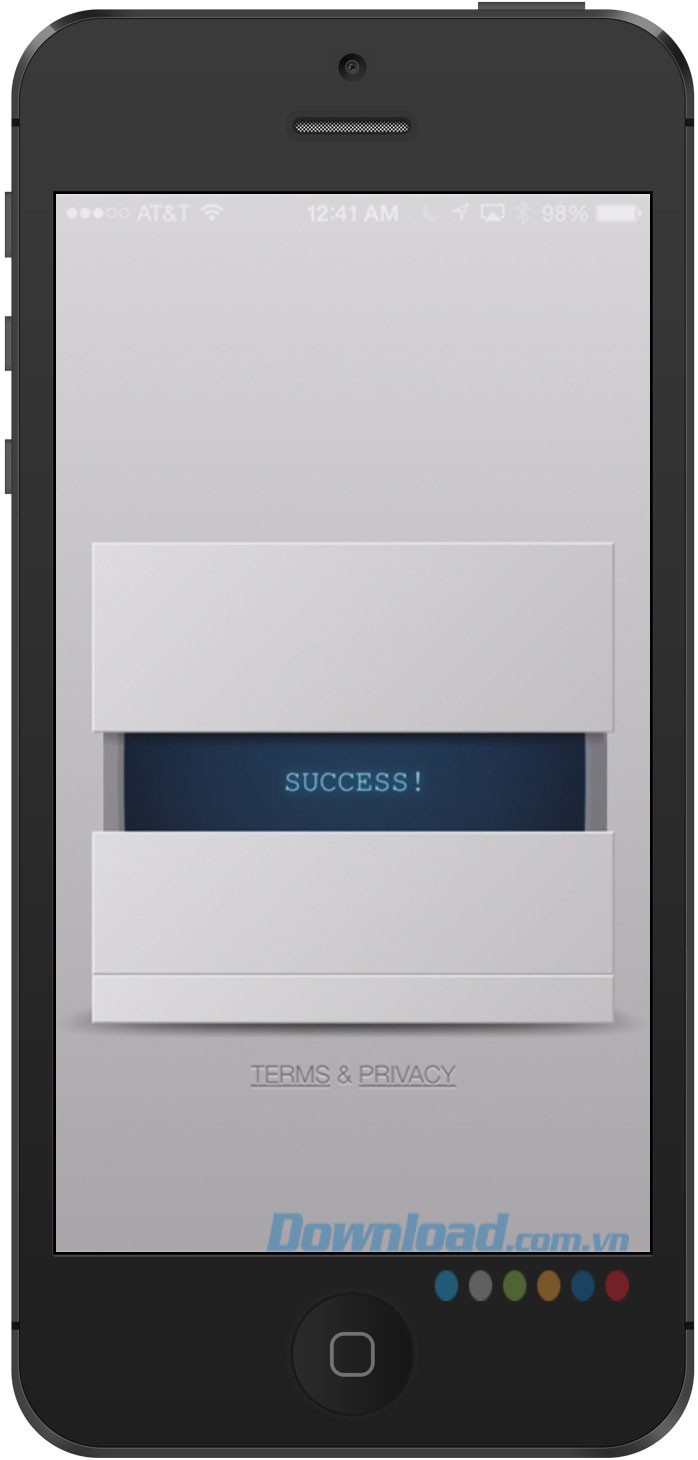 Tin nhắn báo thành công