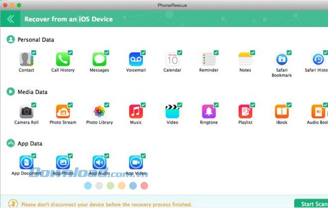 Khôi phục dữ liệu từ iOS