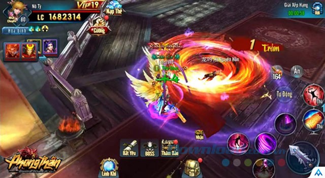 Giao diện game Phong thần