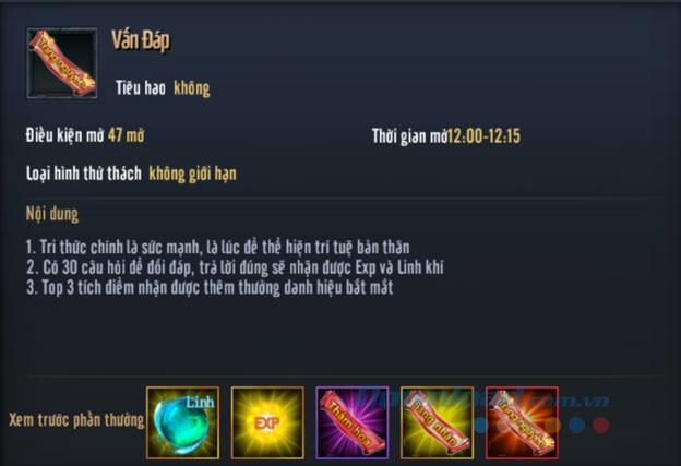 Hoạt động vấn đáp