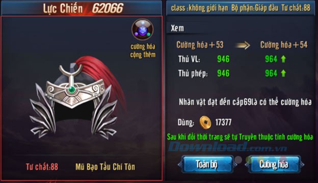 Hệ thống trang bị