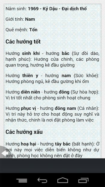 Hướng tốt