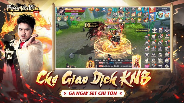 Chợ giao dịch KNB, cả ngay set chí tôn