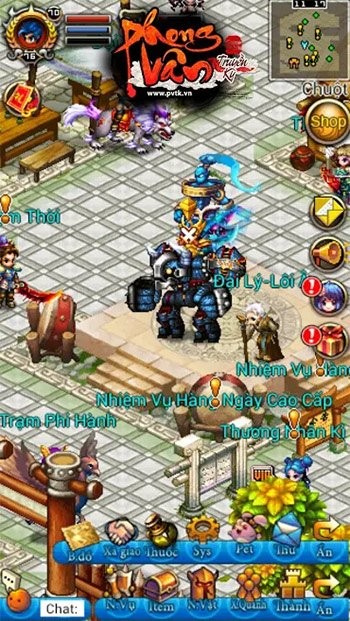 Chơi game Phong Vân Truyền Kỳ
