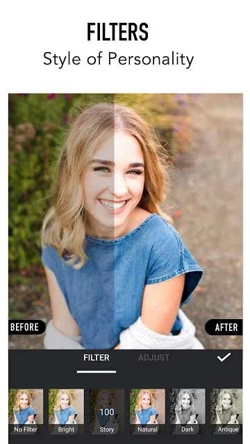 Photo Collage Maker cho Android chứa nhiều bộ lọc độc đáo
