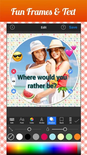 Kiểu chữ và khung hình vui nhộn