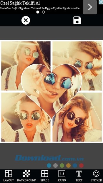 Ghép ảnh đơn giản với Photo Editor Collage Maker Pro