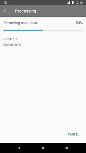 App sẽ xóa dữ liệu của hàng loạt ảnh trong thư mục
