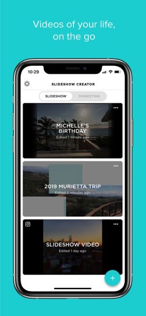 Làm video ảnh đơn giản cùng Animoto Slideshow Creator for iOS