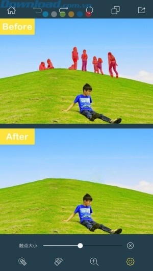 Xóa các đối tượng không liên quan