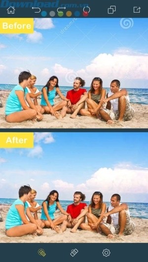 Xóa watermark trên nền ảnh