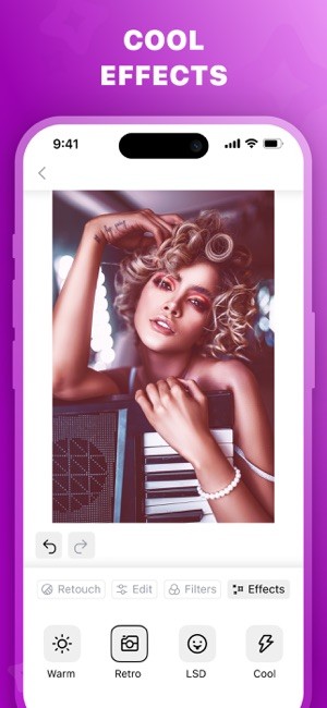 Nhiều hiệu ứng độc đáo