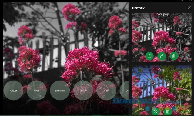 Giao diện ứng dụng Photo Shader cho Windows 8