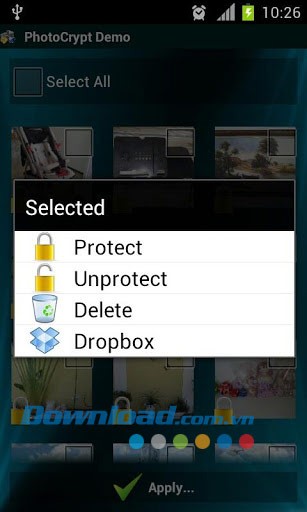 PhotoCrypt Demo for Android