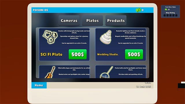 Sử dụng số tiền kiếm được để nâng cấp và phát triển cửa hàng ảnh