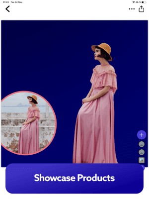 Tạo sản phẩm quảng cáo, trưng bày