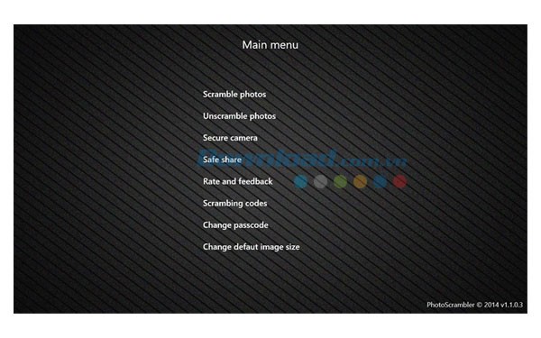 PhotoScrambler cho Windows 8
