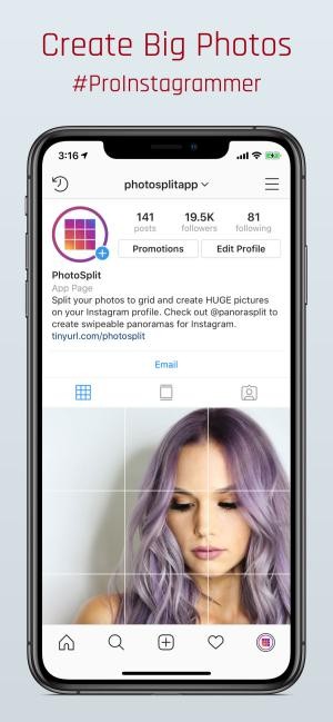 PhotoSplit giúp bạn tạo ra bức ảnh nổi bật độc đáo